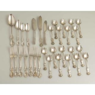 Appraisal: Silver Flatware Prince Albert Pattern assorted pieces silver flatware Prince