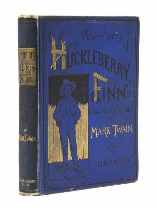 Appraisal: CLEMENS SAMUEL L TWAIN MARK Adventures of Huckleberry Finn Tom