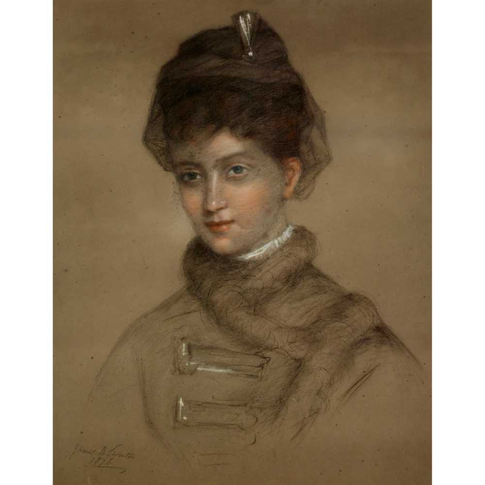 Appraisal: JAMES RANNIE SWINTON BRITISH - HALF LENGTH PORTRAIT OF A