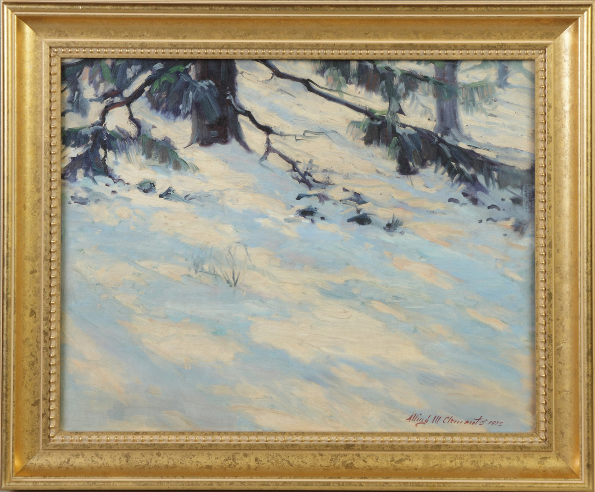 Appraisal: Alling Clements New York - Snowy Ground Sgn Lower left