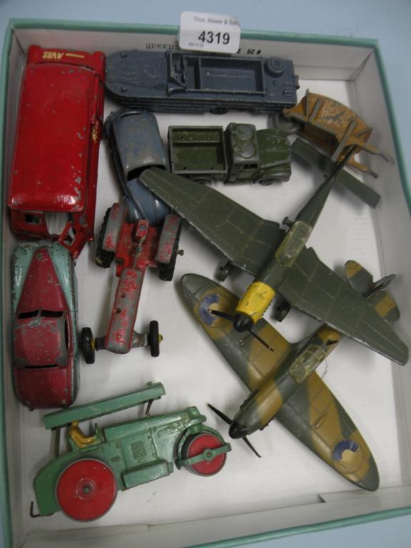 Appraisal: Two Dinky aeroplanes various Dinky model cars and various books