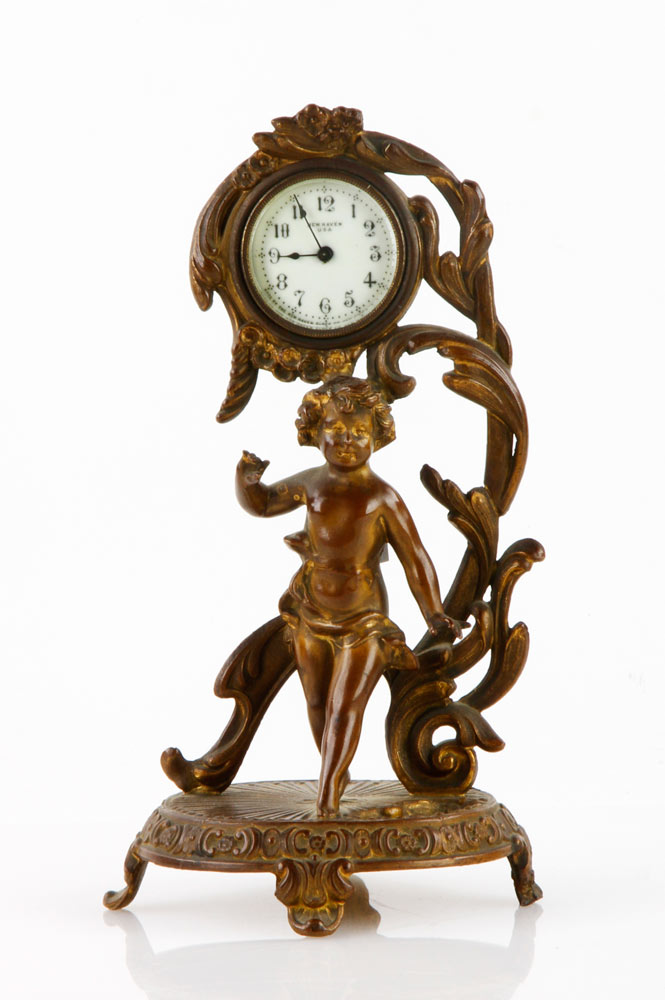 Appraisal: - th C New Haven Figural Clock th century New