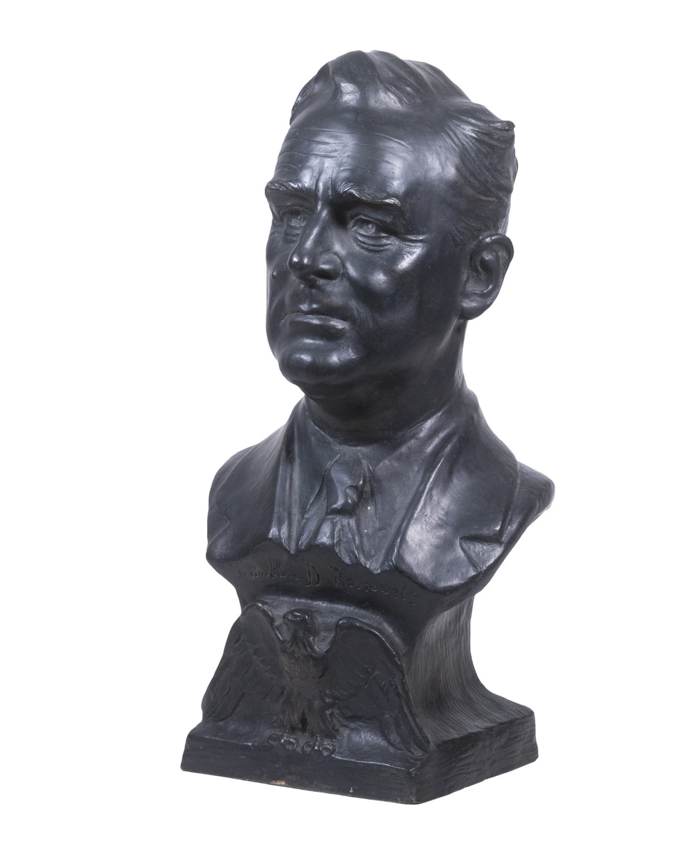 Appraisal: CARLO ROMANELLI CA ITALY - Bust Portrait of President Franklin