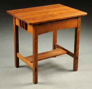 Appraisal: Rare Limbert Arts Crafts Writing Desk No Desk in quarter