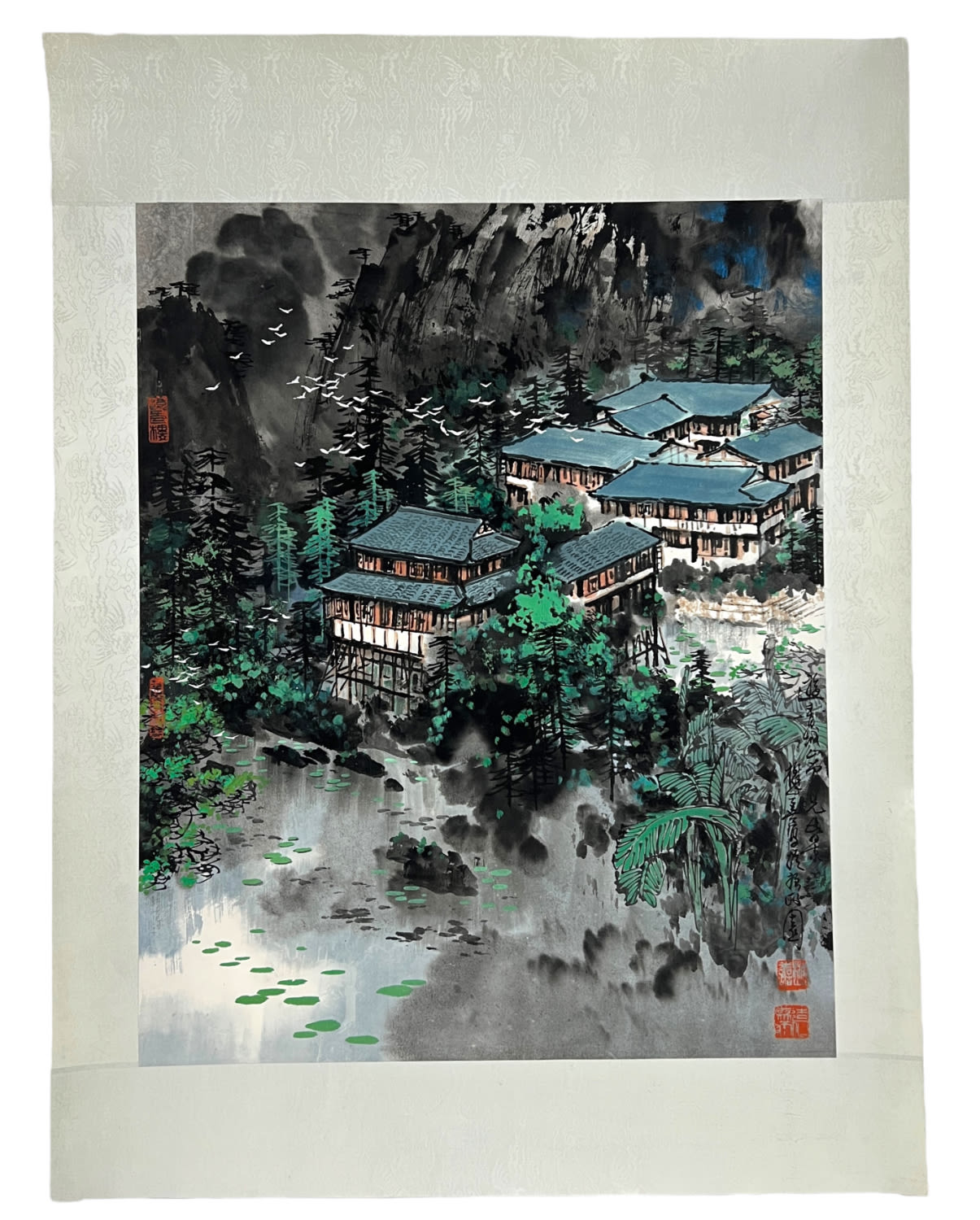 Appraisal: Chinese Watercolor on PaperMeasurement x Piece is in good condition