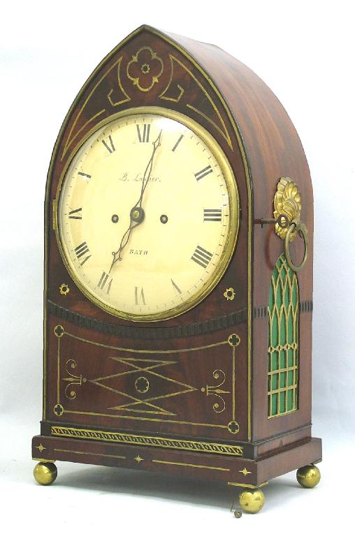 Appraisal: Good mahogany double fusee bracket clock the movement with pull