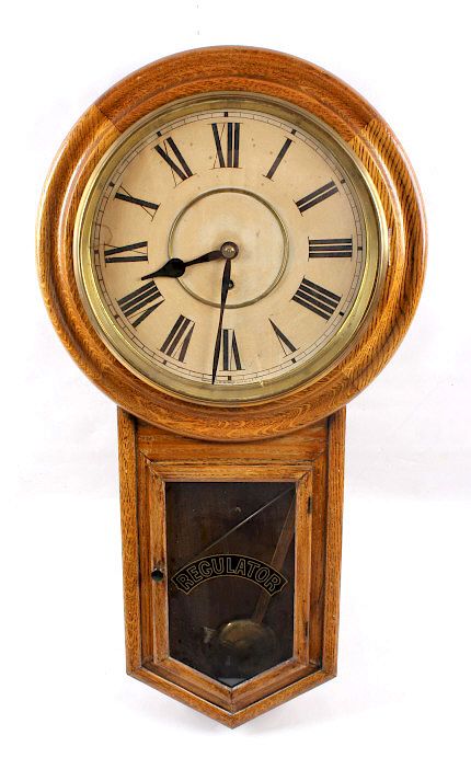 Appraisal: Early Waterbury Admiral Model Clock c This lot we have