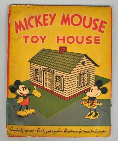 Appraisal: Cardboard Walt Disney Mickey Mouse Toy House Description Made by