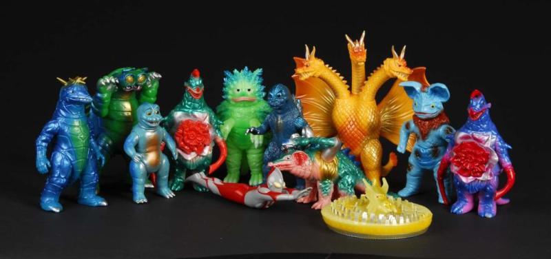 Appraisal: Lot of Vinyl Figures Description Japanese Tsuburaya etc Condition Very