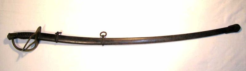 Appraisal: Civil War Cavalry Saber with Scabbard Blade marked U S