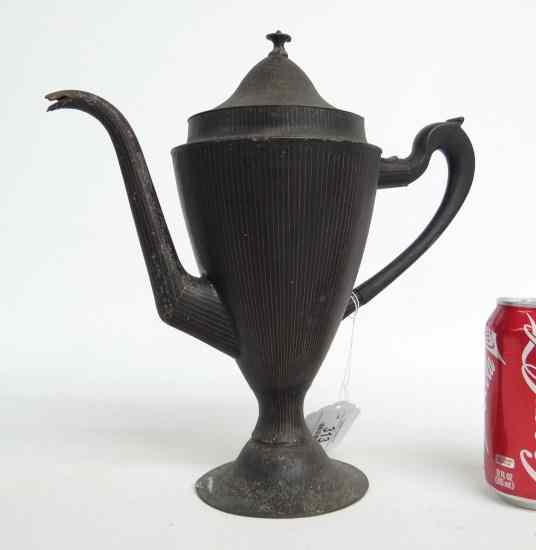 Appraisal: th c toleware coffee pot '' Ht