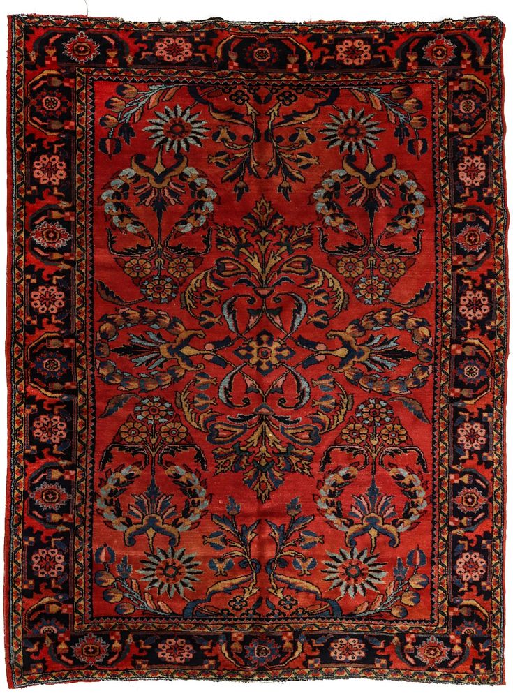 Appraisal: A FINE LUSTROUS EARLY TH CENTURY PERSIAN LILIHAN RUG The