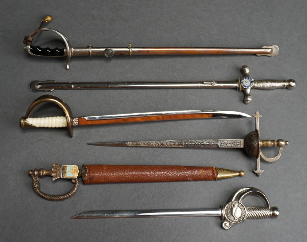 Appraisal: COLLECTION OF SWORD-FORM LETTER OPENERSCollection of Sword-Form Letter Openers