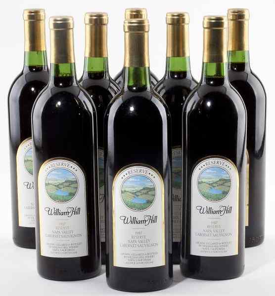 Appraisal: William HillReserve bottlesoriginal tissue''A rich core of focused concentrated currant