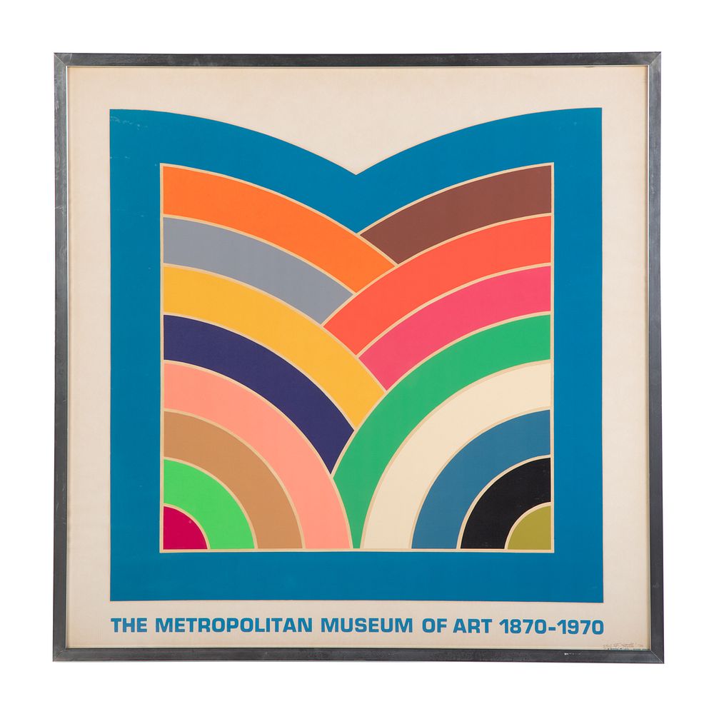 Appraisal: Frank Stella Met Museum of Art screenprint American b The