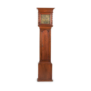 Appraisal: A Queen Anne Walnut Tall Case Clock Jacob Godshalk Philadelphia