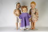 Appraisal: DOLLS - Lot of three 's composition dolls including a