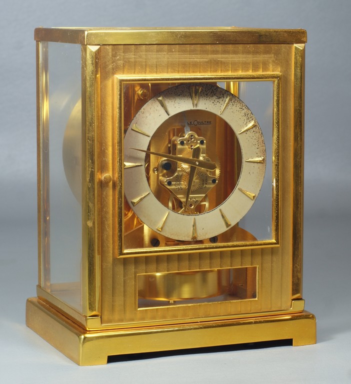 Appraisal: Jaeger LeCoultre Atmos clock calibre - glass fall front opening