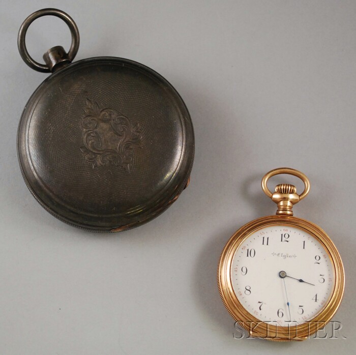 Appraisal: Pocket Watch and a Coin Silver Waltham Watch Case the