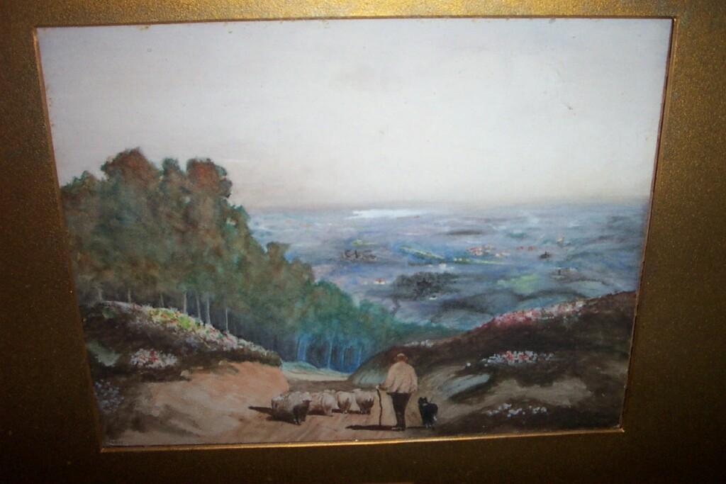 Appraisal: An early th century watercolour of a country landscape with