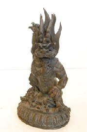 Appraisal: TIBETAN BRONZE DEITY FIGURE