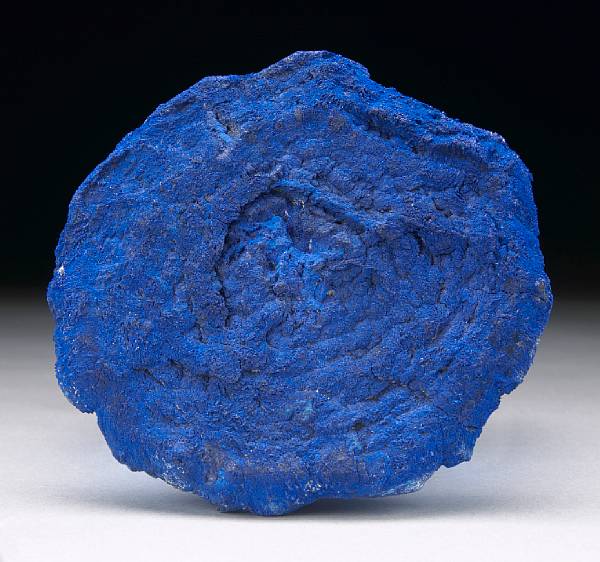 Appraisal: Azurite Areonga Northern Territories Australia A large and shockingly bright