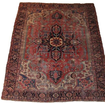 Appraisal: Heriz carpet northwest persia circa late th century ft in