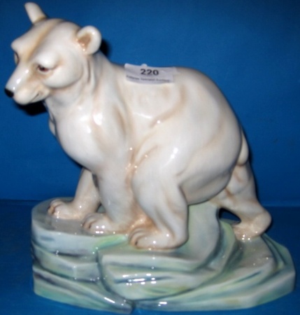 Appraisal: Royal Doulton Archives Model of Polar Bear Cub HN limited