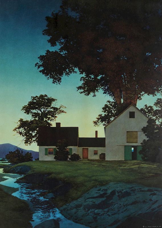 Appraisal: AFTER MAXFIELD PARRISH - CALENDAR Maxfield Parrish - Twilight A