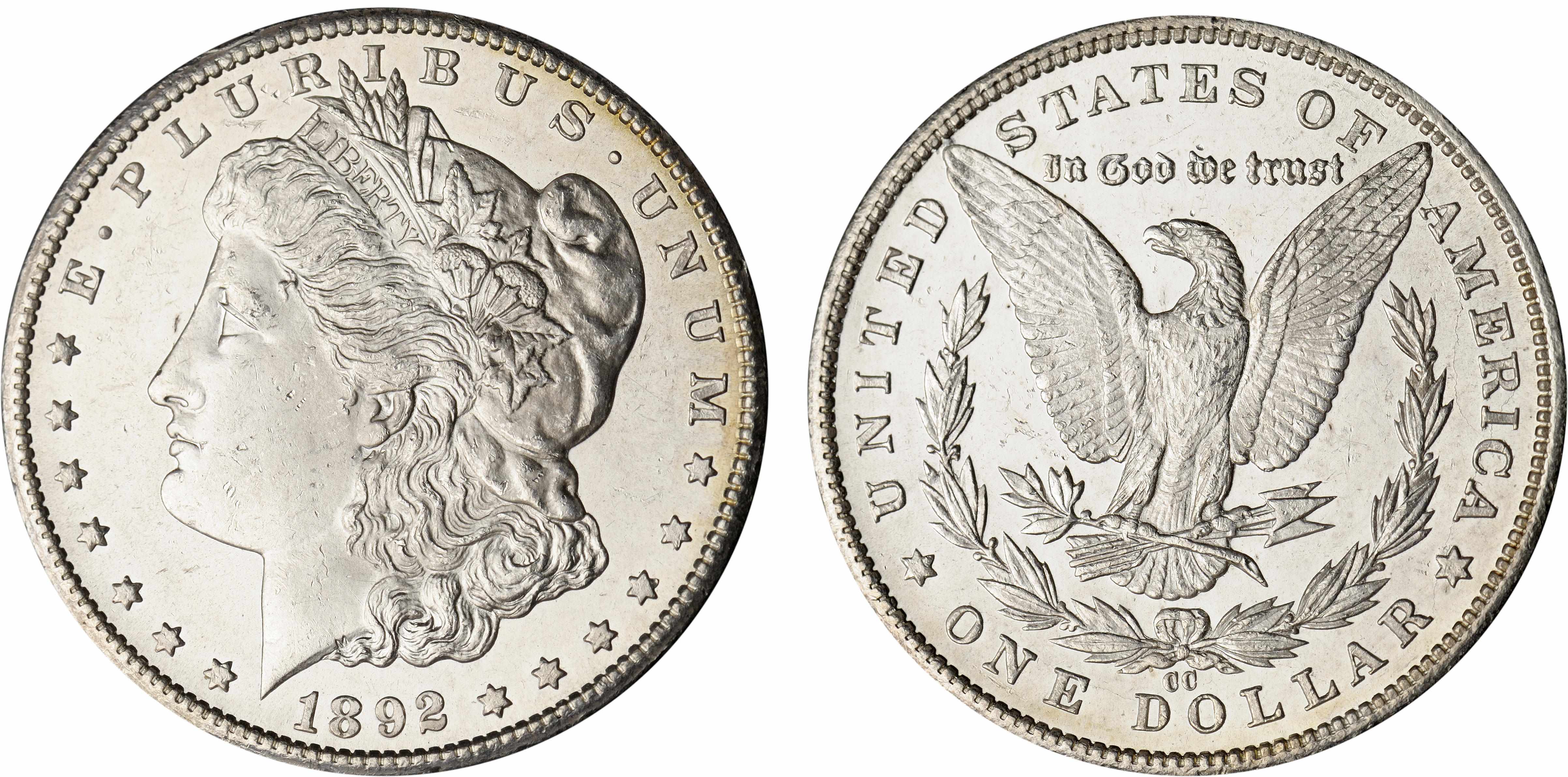 Appraisal: -CC Conditionally scarce in a ' -CC silver dollar this