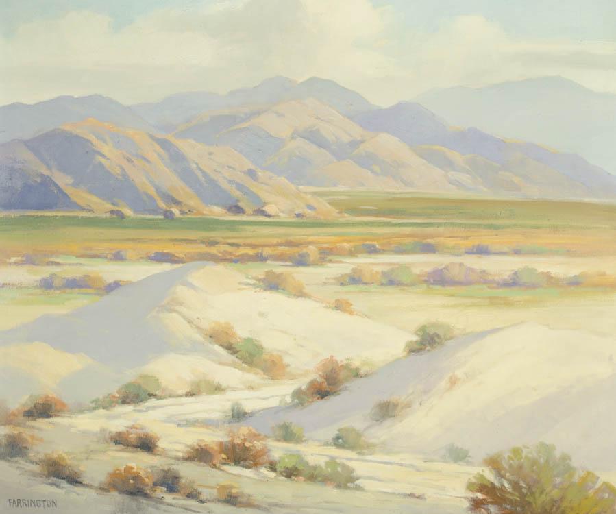 Appraisal: WALTER FARRINGTON MOSES OIL ON CANVAS California - California desert