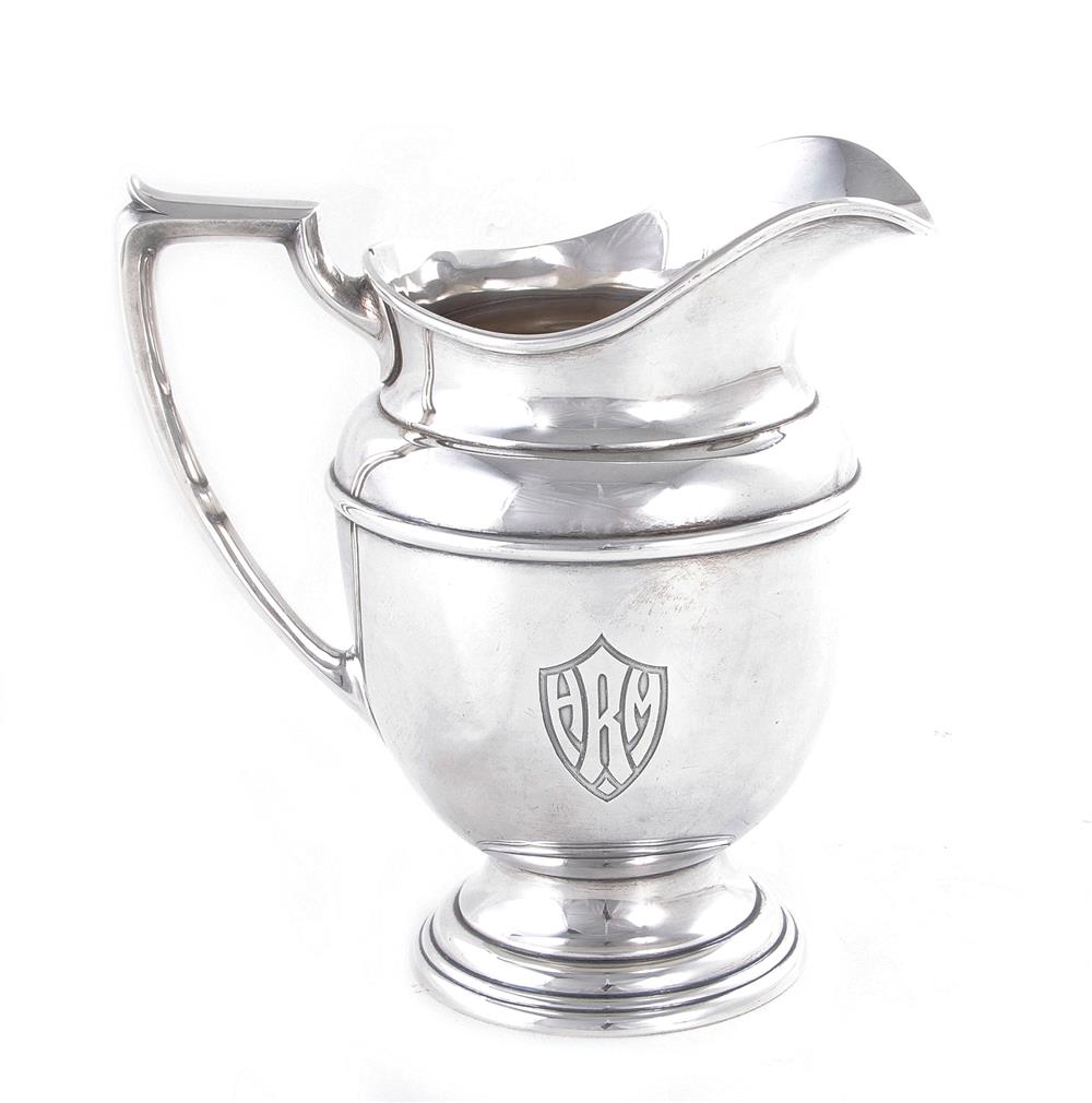 Appraisal: Gorham sterling beverage pitcher engraved initial HRM marked and pattern