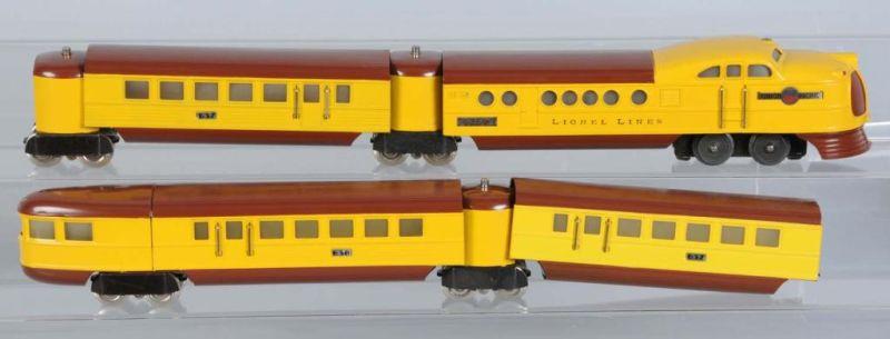 Appraisal: Lot of Lionel O-Gauge W Union Pacific Set Description Pre-war