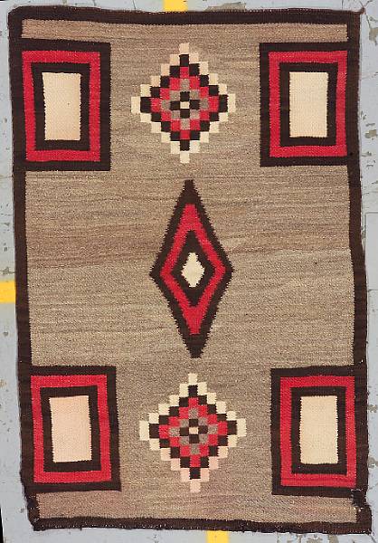 Appraisal: A Navajo rug size approximately ft x ft in