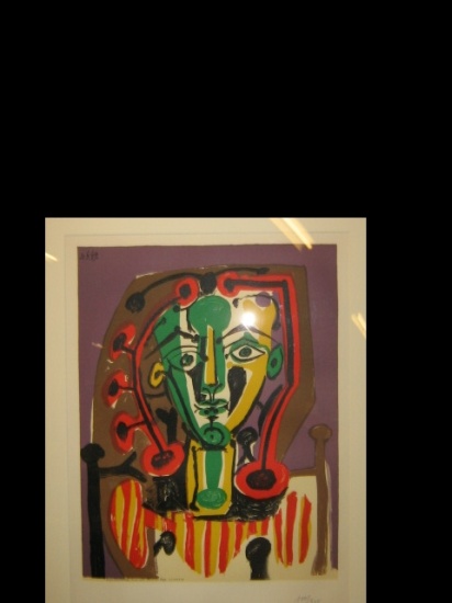 Appraisal: PABLO PICASSO after Le Corsage ray Color lithograph x mm