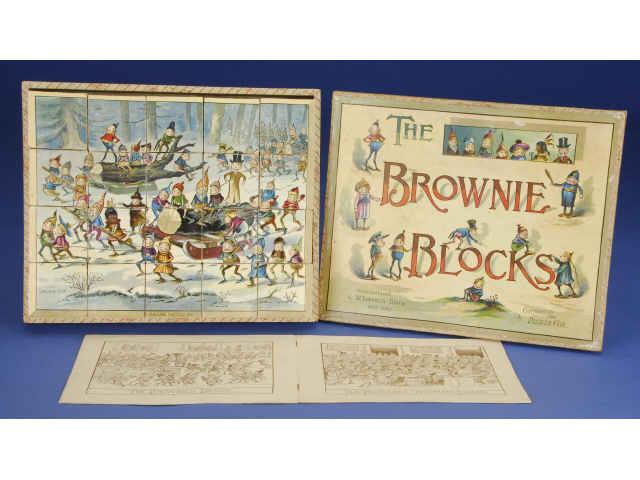 Appraisal: McLoughlin Brothers Palmer Cox Brownie Blocks New York ca lithographed