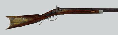 Appraisal: Half-stock percussion rifle in octagonal barrel approximately cal probably original