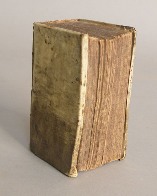 Appraisal: German vellum book h w