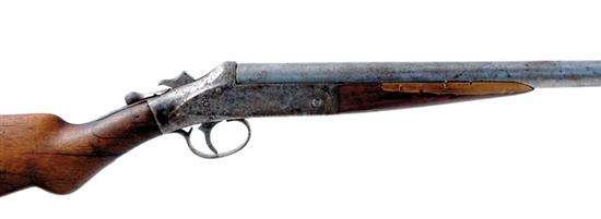 Appraisal: Hopkins Allen breech loading top-lever shotgun circa round barrel left