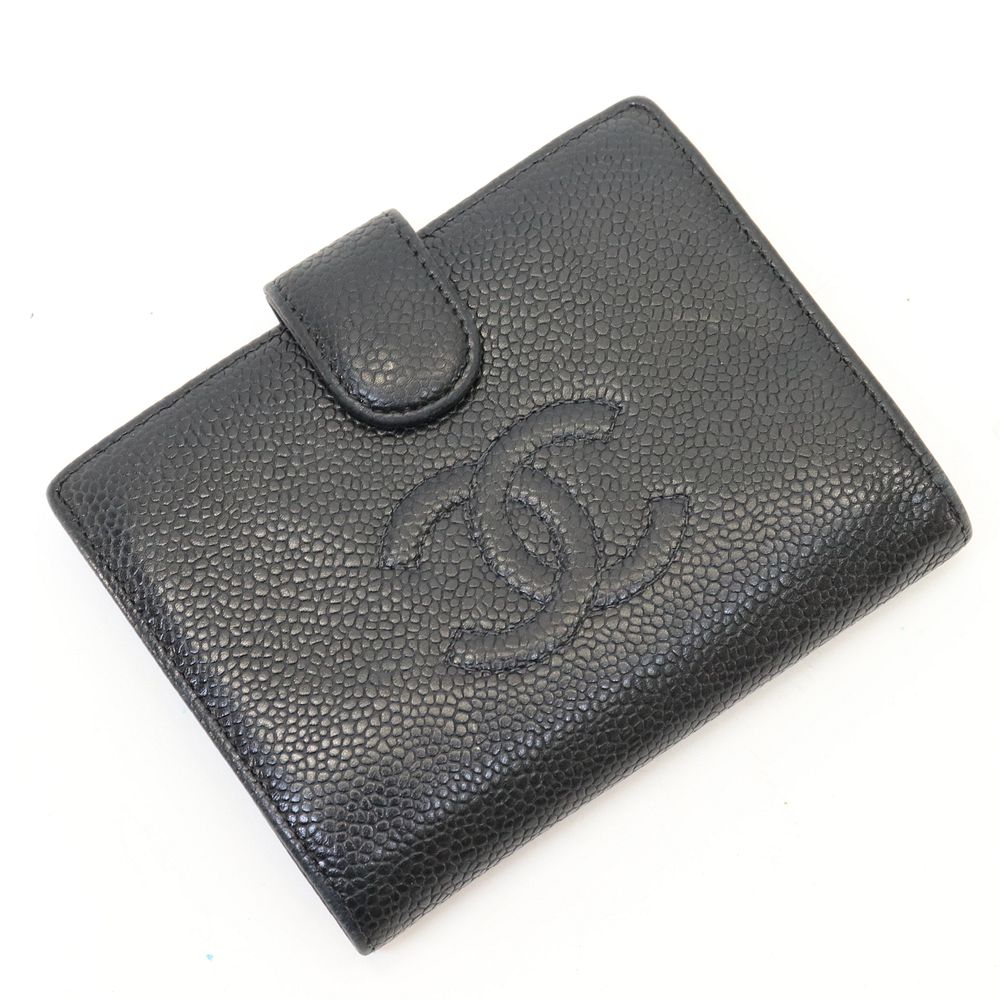 Appraisal: Chanel - Front Logo Small Bifold Wallet Chanel - Front