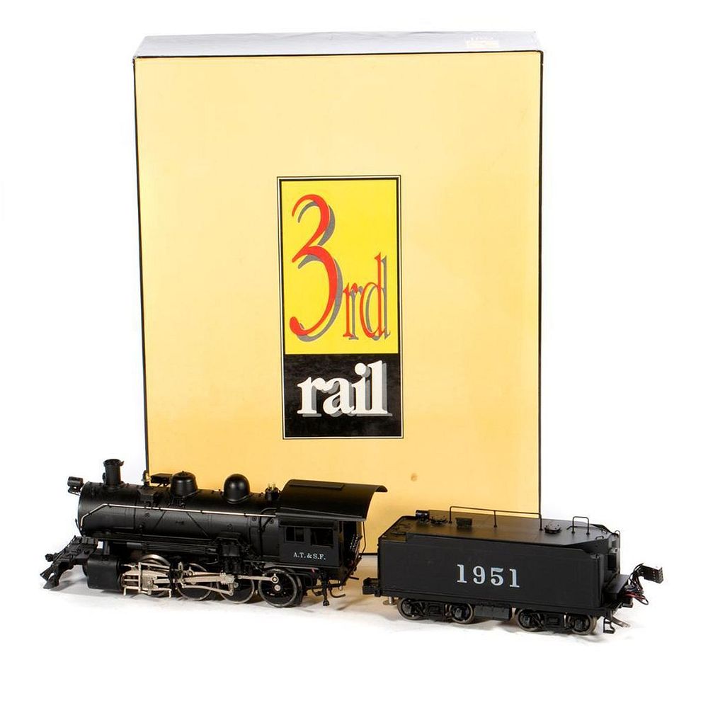 Appraisal: O Gauge Sunset Third Rail Brass Santa Fe - -