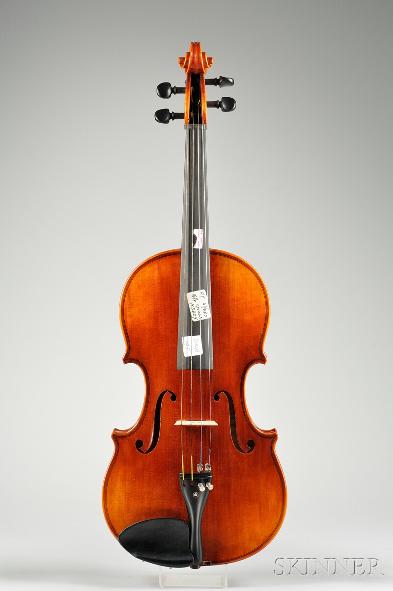 Appraisal: Modern Viola Roman Teller Erlangen length of back cm in