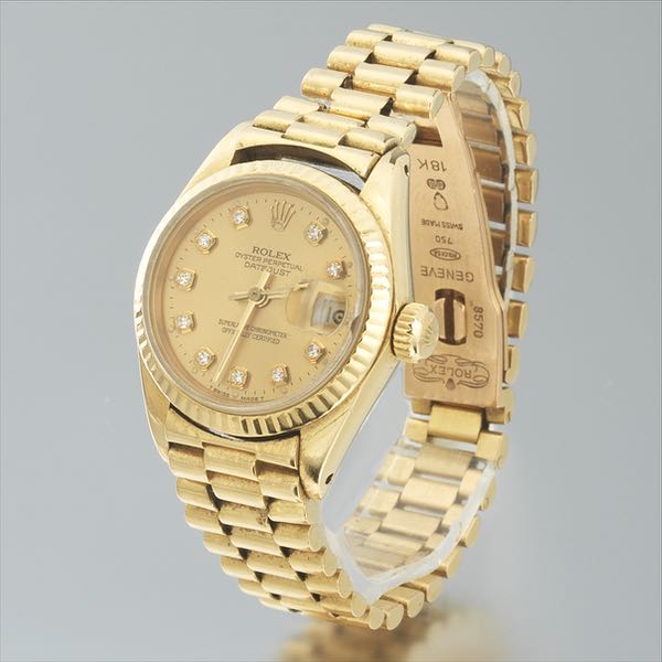 Appraisal: LADIES' K ROLEX OYSTER PERPETUAL DATEJUST WATCH Case width mm