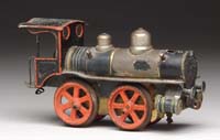 Appraisal: VERY EARLY MARKLIN CLOCKWORK GAUGE LOCOMOTIVE This is a very