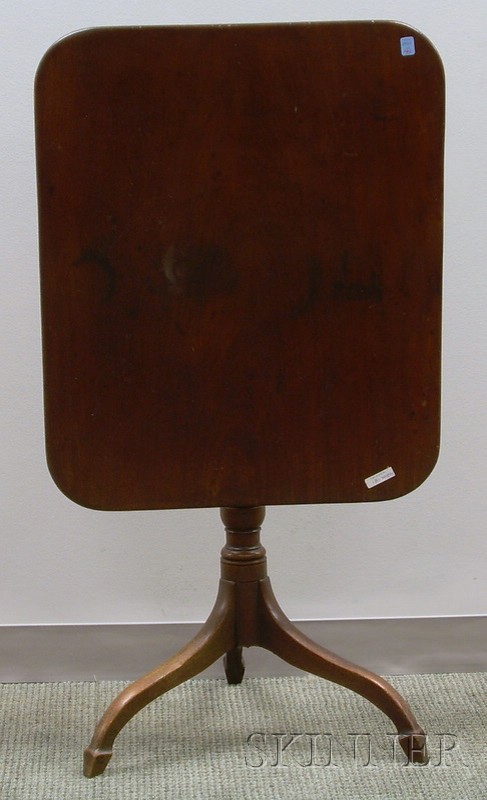 Appraisal: Regency Mahogany Tilt-top Candlestand