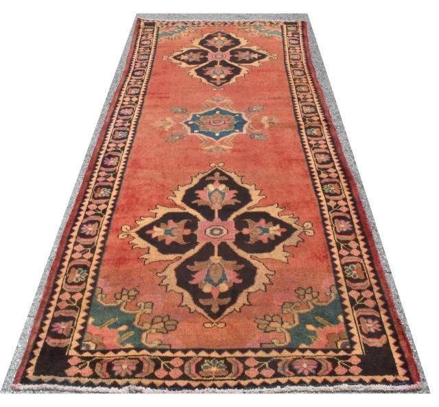 Appraisal: Hand-tied Persian Kolia runner rug approx ' l ' w