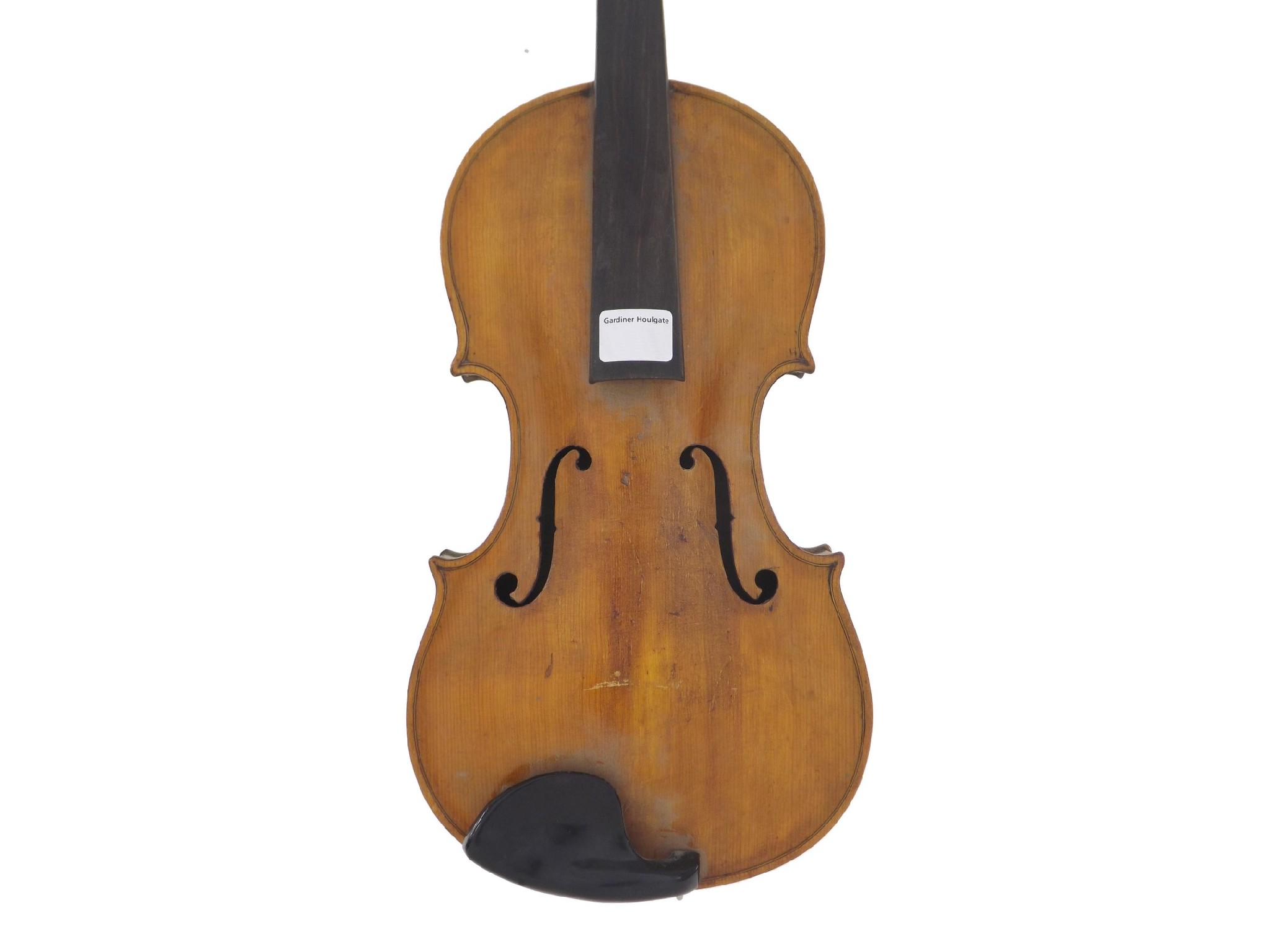 Appraisal: Interesting th century violin possibly of the Caussin School labelled