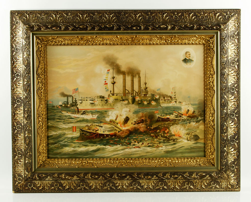 Appraisal: - Admiral Lervara's Fleet Print Destruction of Admiral Lervara's Fleet