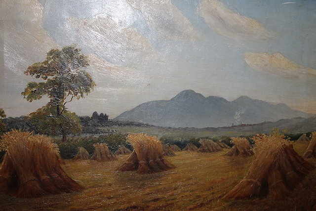 Appraisal: J Ferguson British th th Century Haystack in summer signed