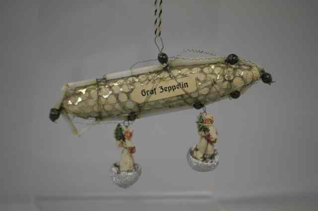 Appraisal: SEBNITZ GRAF ZEPPELIN ORNAMENT Germany Sebnitz graf zeppelin is wire